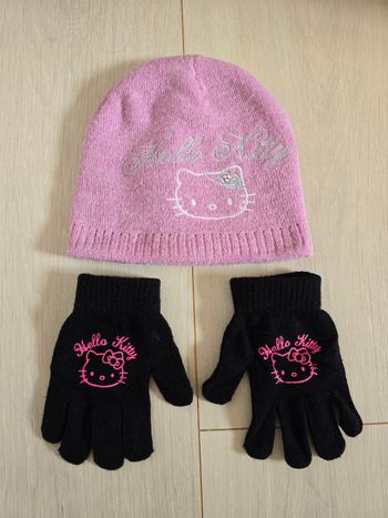 Bonnet & gants Hello Kitty