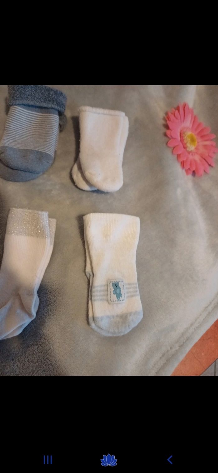 Lot de 6 paires de chaussettes naissance - photo numéro 4