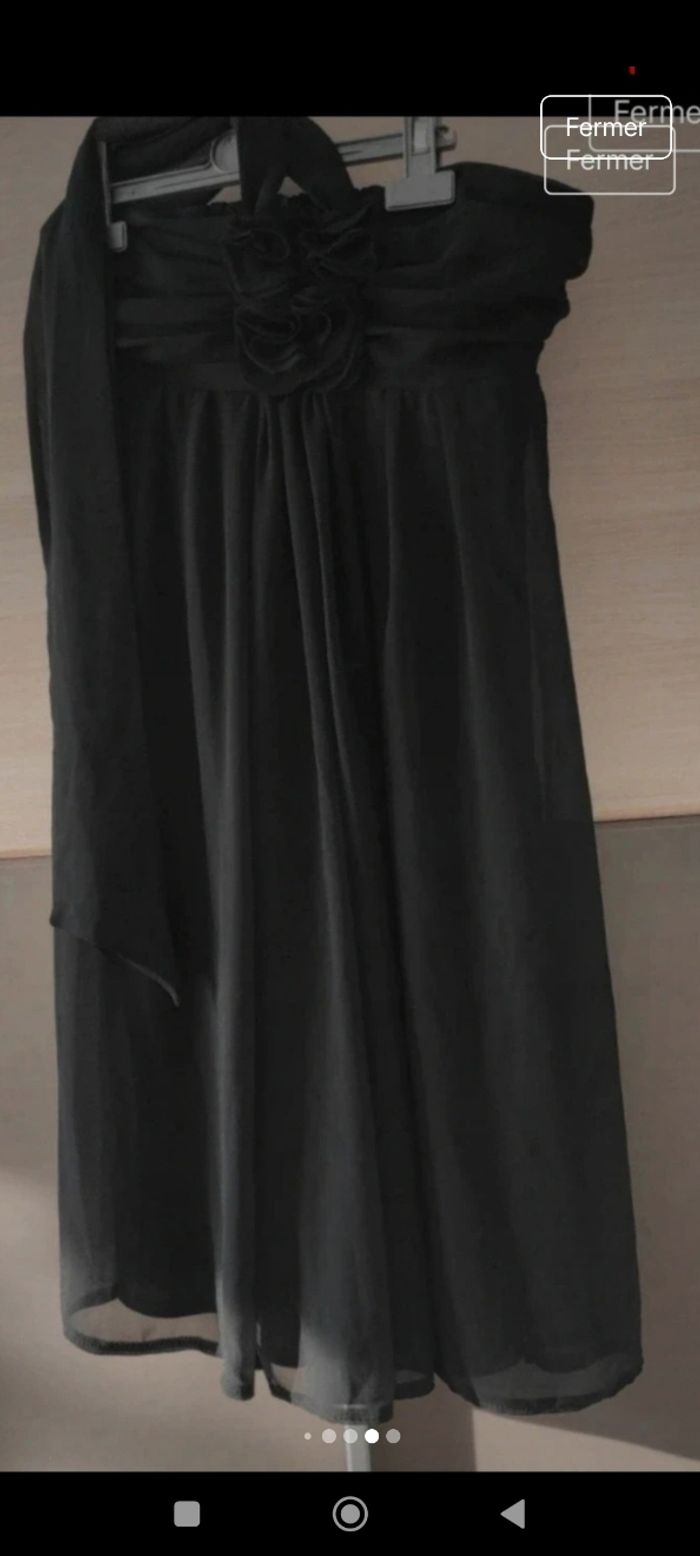 Robe noire Camaïeu taille 38 - photo numéro 5