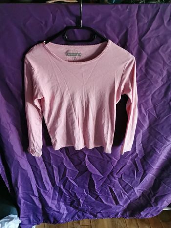 Manches longues rose
