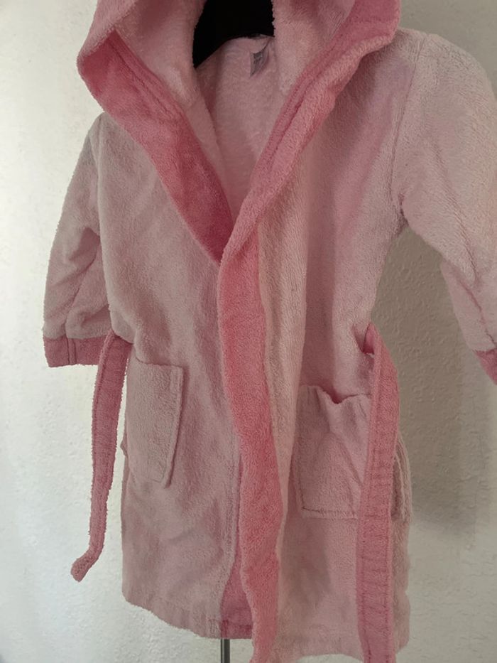 Peignoir lapin avec noeud taille 2 - 3 ans - photo numéro 3