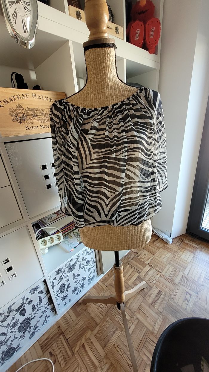 Chemisier blouse voile doublé breal