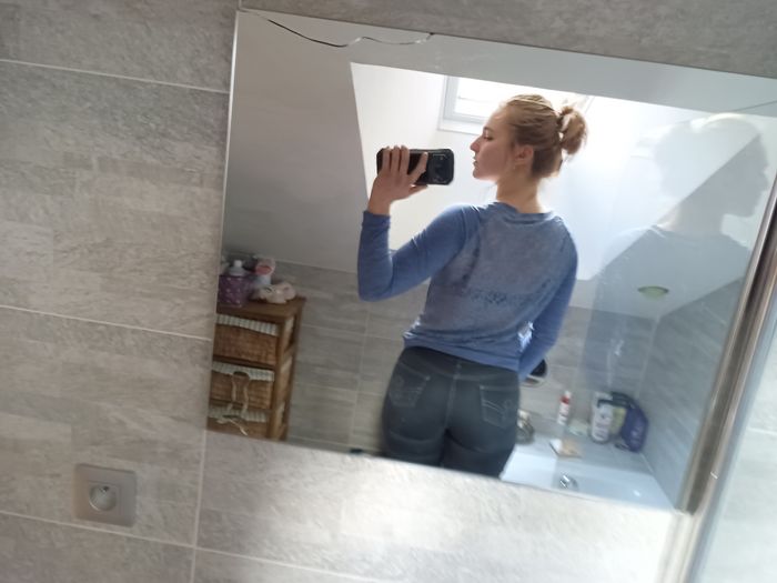 Pull t-shirt dos dentelle transparent - photo numéro 3