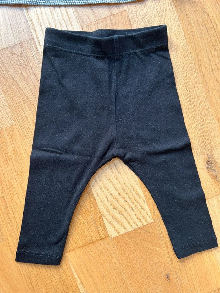 Ensemble tunique/chemisier carreaux volanté et legging bébé fille - photo numéro 8