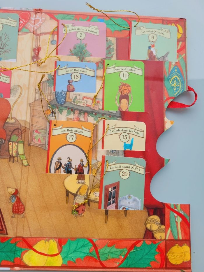 Superbe livre Calendrier de l'avant avec 24 mini-livres 🎄 Balthazar prépare Noël 🎅 - photo numéro 7