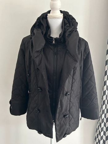 Manteau Noir Talenti - Taille 42