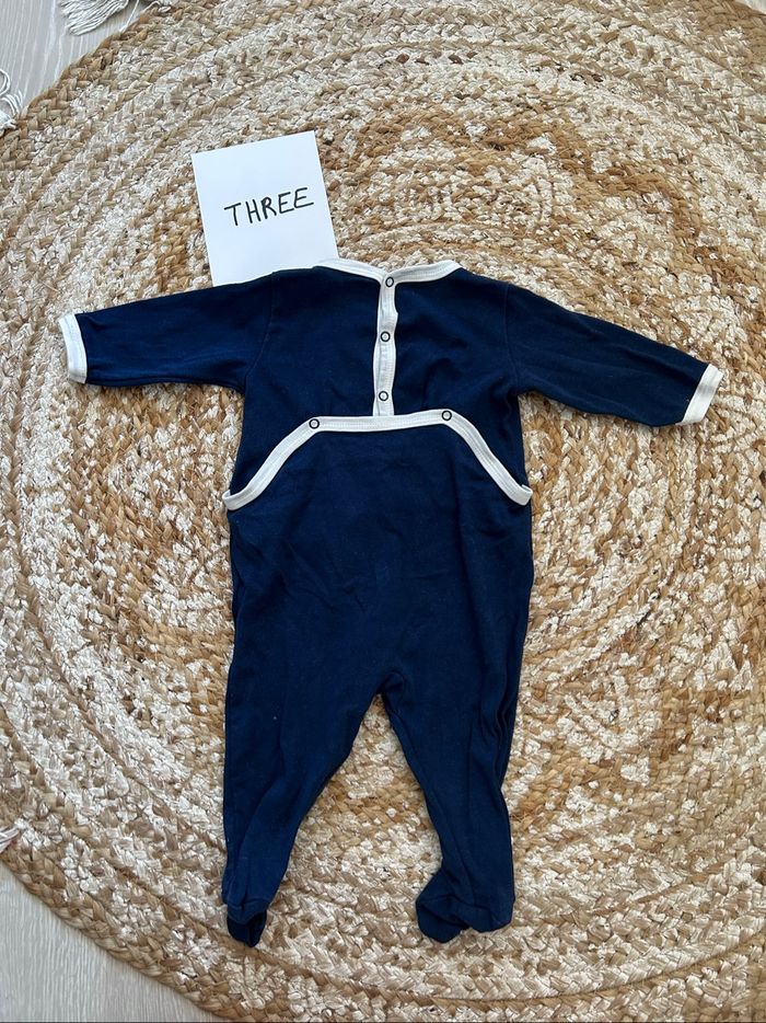 Grenouillère baleine petit bateau bleu marine - photo numéro 2