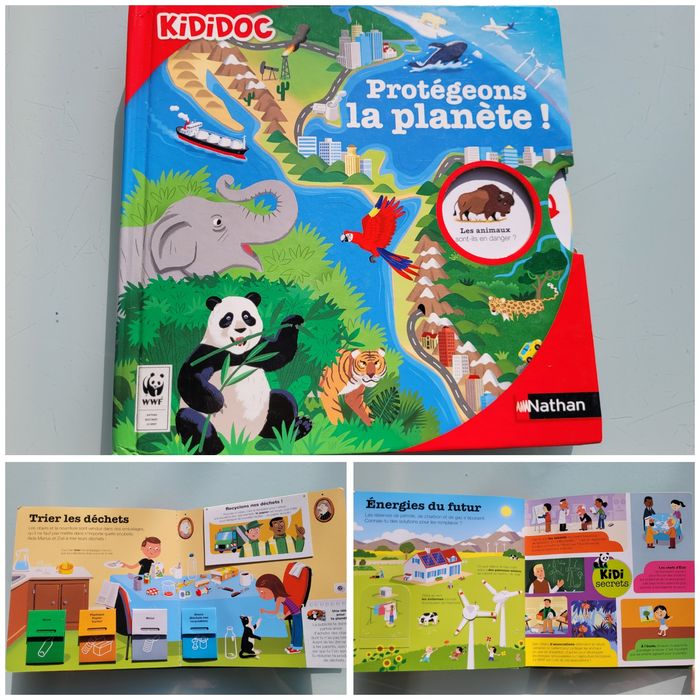 Livre animé Kididoc ♻️ Protégeons la planète ! 🌎