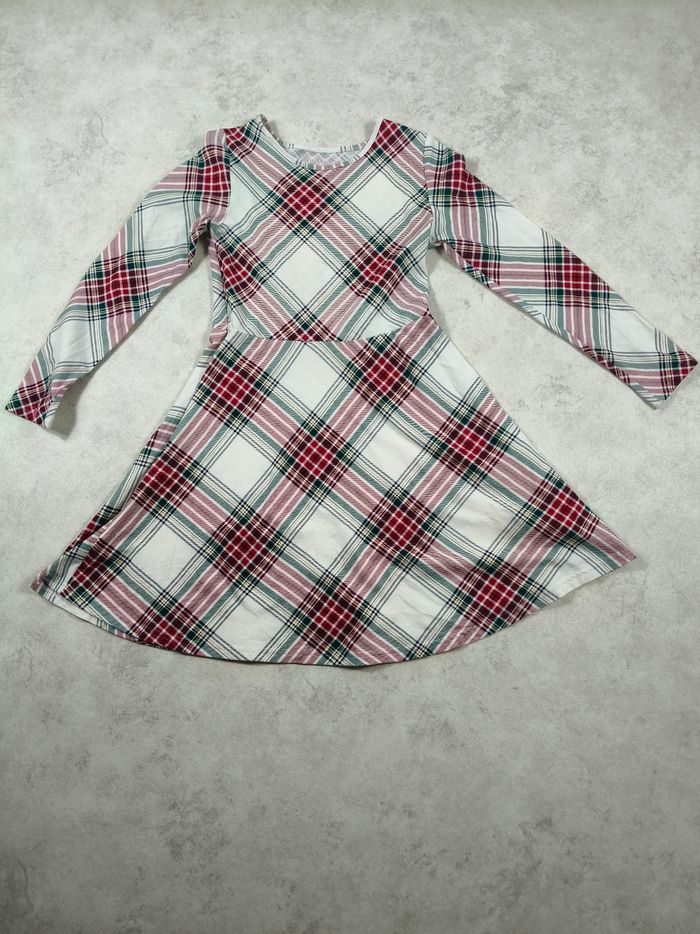 Robe à carreaux fille Place taille L (10/12)
