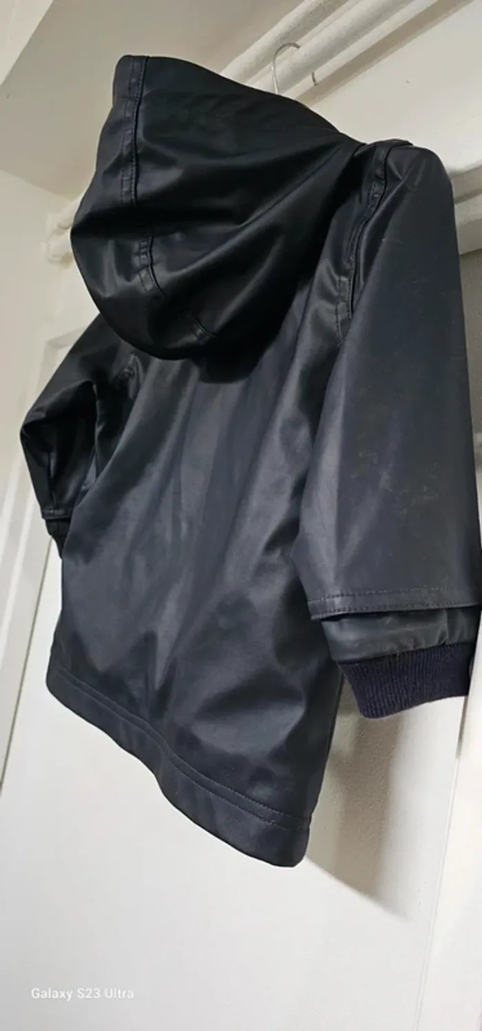 Ciré Imper Parka Trench Déperlant Petit Bateau Taille 18 mois - photo numéro 6
