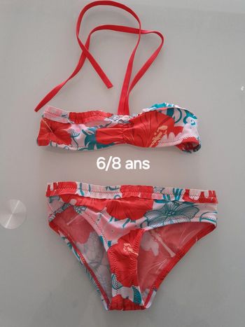 Maillot de bain 2 pièce 6/8 ans
