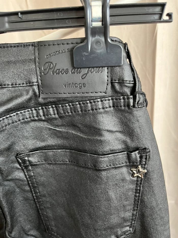Jean skinny enduit place du jour taille 34 - photo numéro 5