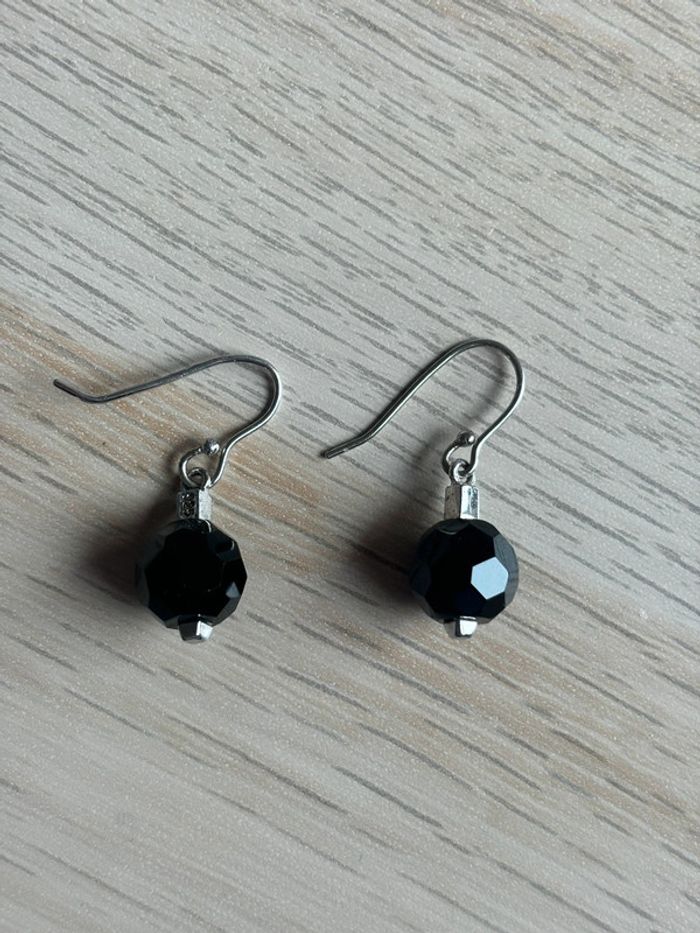 Boucles d’oreilles noires
