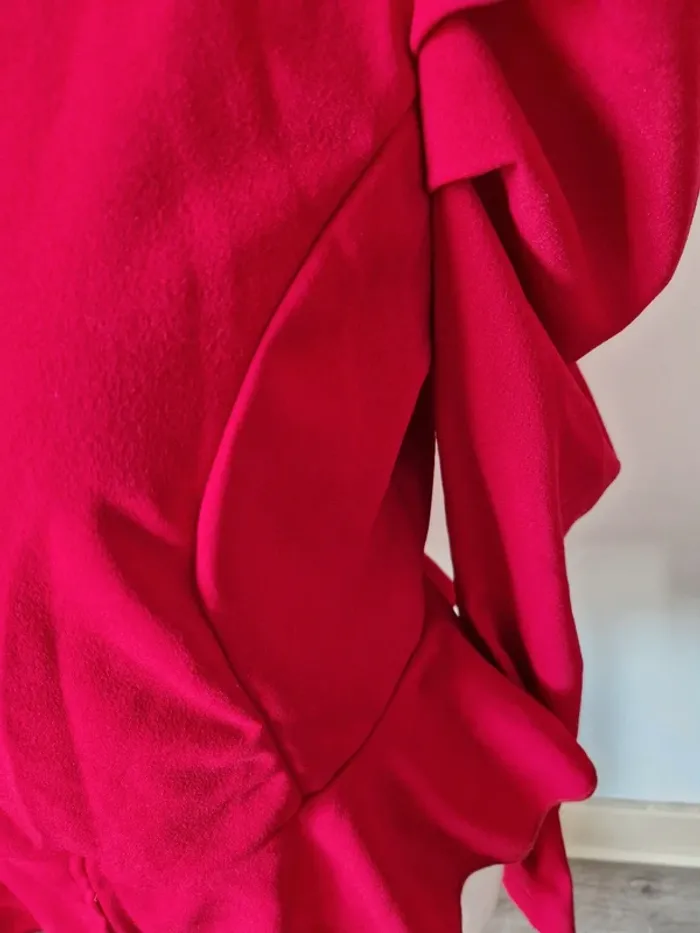 Haut péplum rouge shein taille 44 - photo numéro 4