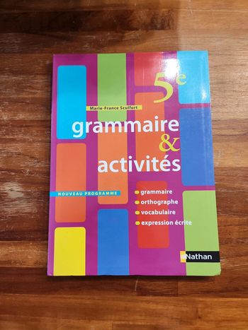 Livre : Grammaire & activités
