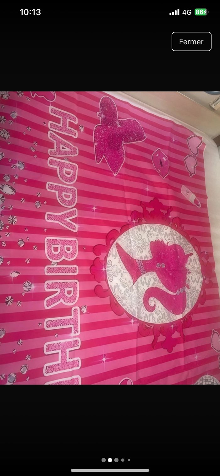 Toile de fond de anniversaire