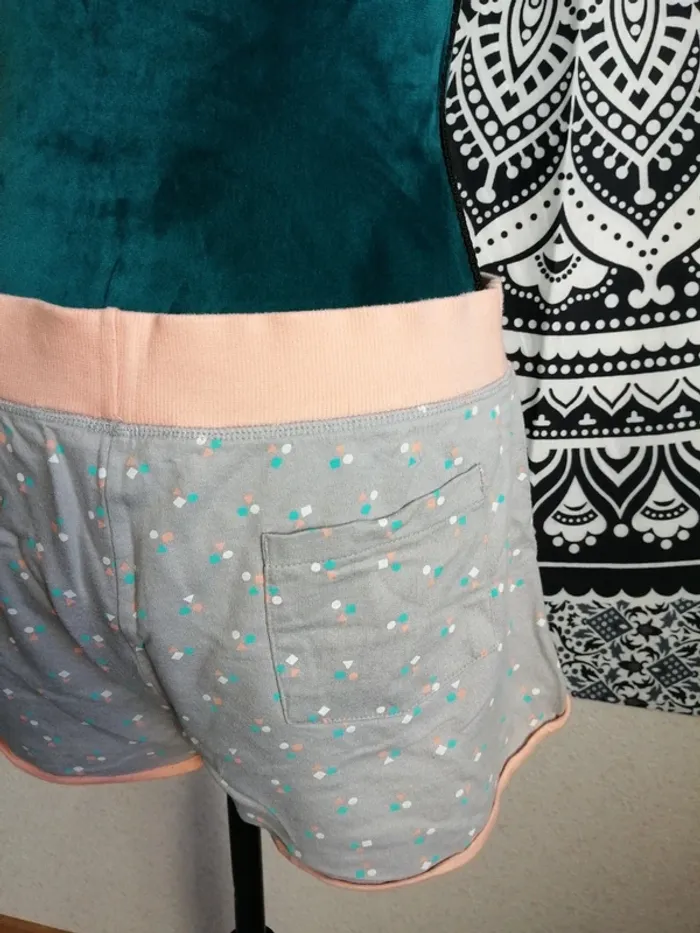 Ensemble de pyjama, short et débardeur gris et abricot imprimé glace / kiabi / (M) - photo numéro 9