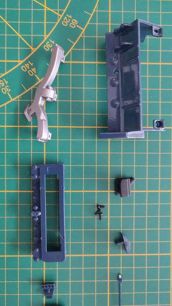 Pièce du fascicule n°6 numéro 6 pièce détachée Ecto 1 Ghostbusters 1/8 1/8e 1/8ème Eaglemoss #E42