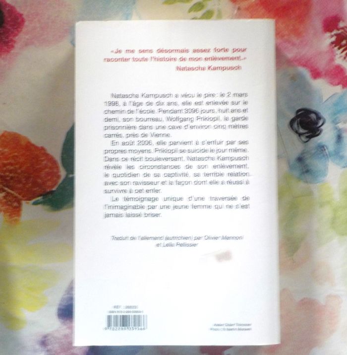 3096 JOURS par Natasha KAMPUSCH Ed. de Noyelles - photo numéro 3