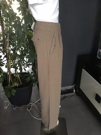Pantalon à pinces jambes larges Chattawak