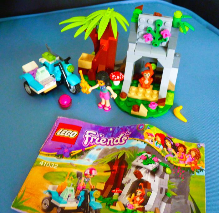 Lego friends La moto secours jungle jouet Fille boite 41032 TBE