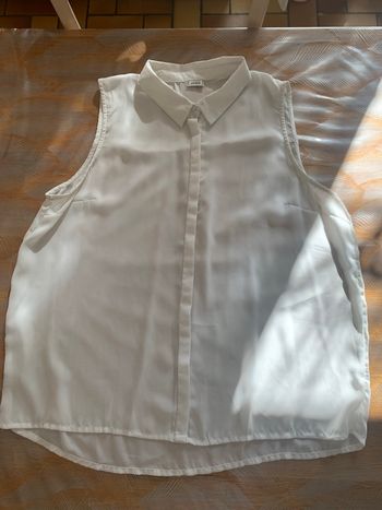 Chemisier fin sans manche Taille M
