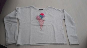 Pull glacé fille 12/13 ans