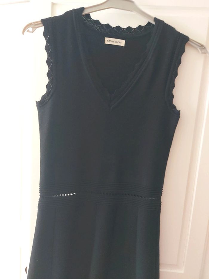 Robe noire cache-cache taille 36 - photo numéro 3