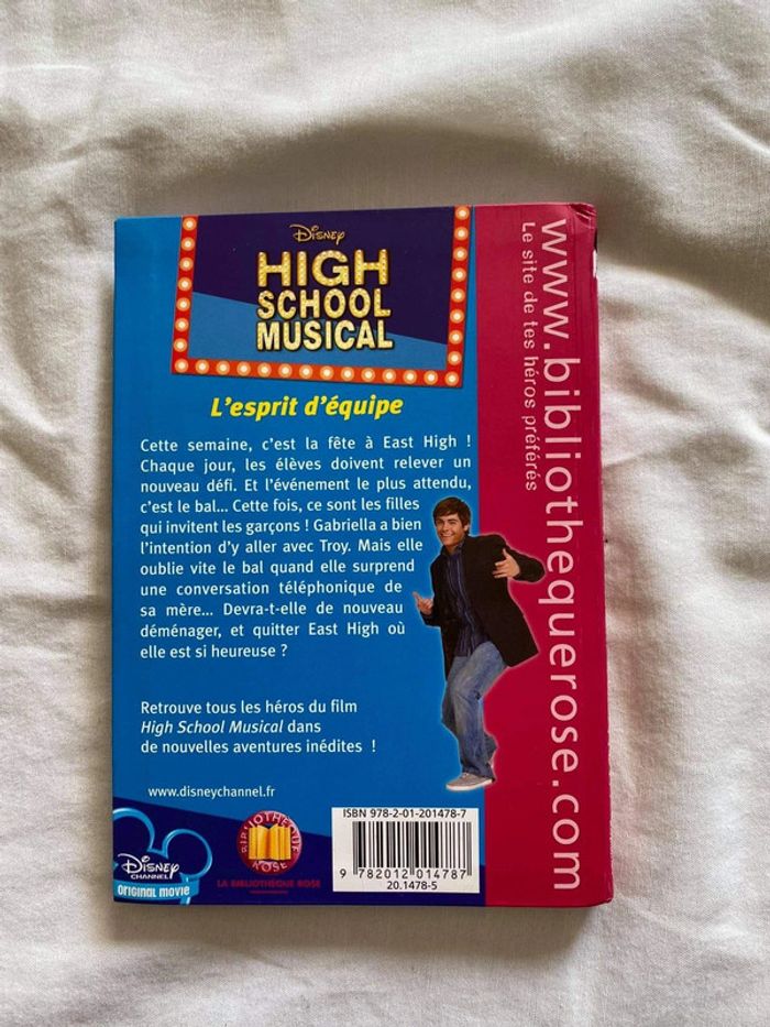 Livre High School Musical - L’esprit d’équipe - photo numéro 2