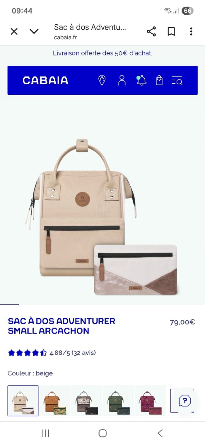 Sac a dos cabaia - photo numéro 6
