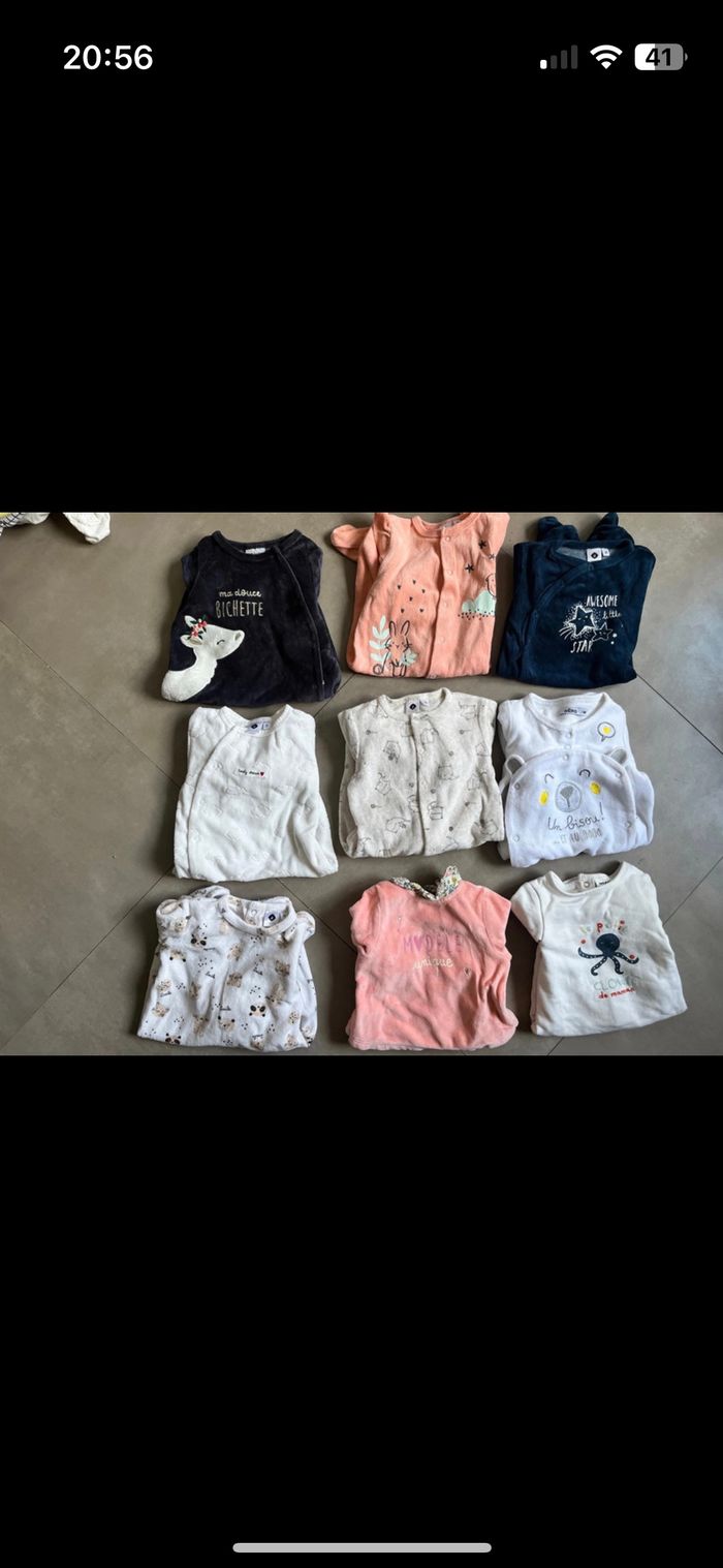 Lot pyjama 3 mois