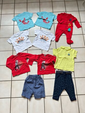 Lot 6 mois été jumeaux