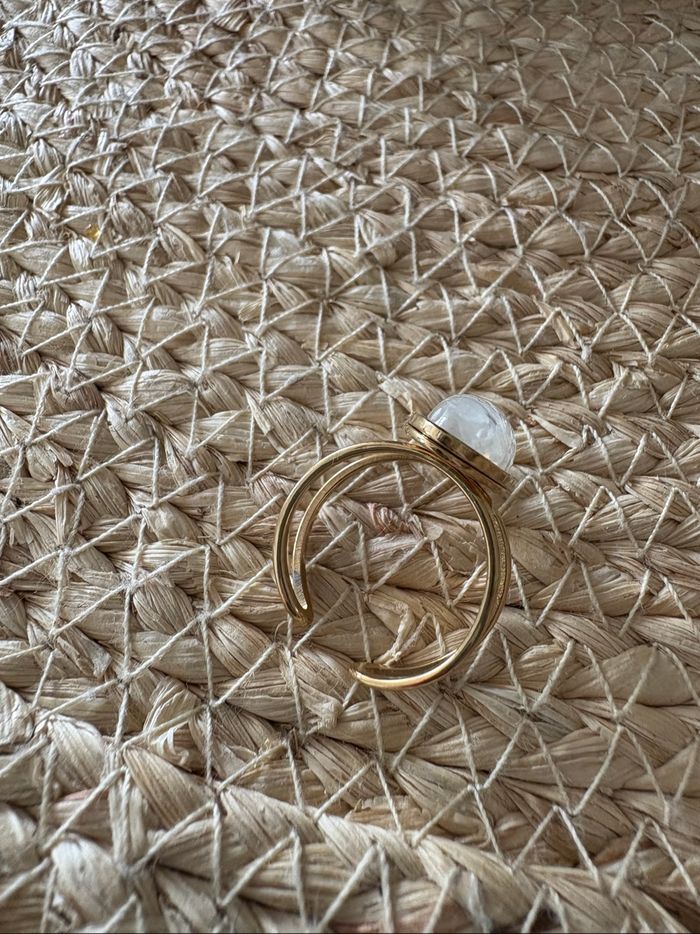 Bague dorée acier inoxydable - photo numéro 4