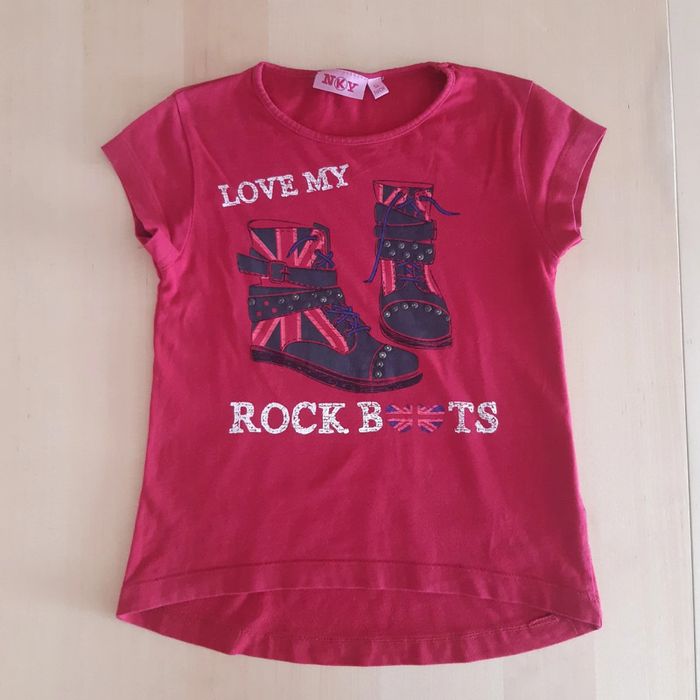 T-shirt 5 ans fille rock
