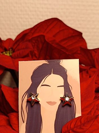 Boucle d'oreille étoile dorée 🌟