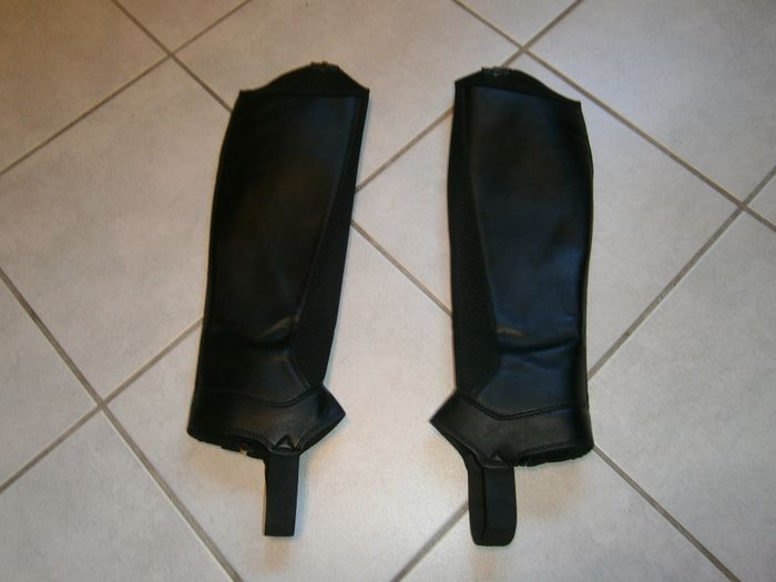 Guêtres d'équitation noir adulte - photo numéro 2