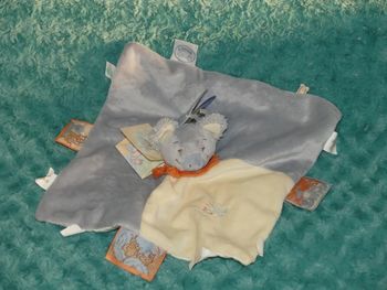 Doudou plat koala Noukie's bleu crème 🐨Neuf