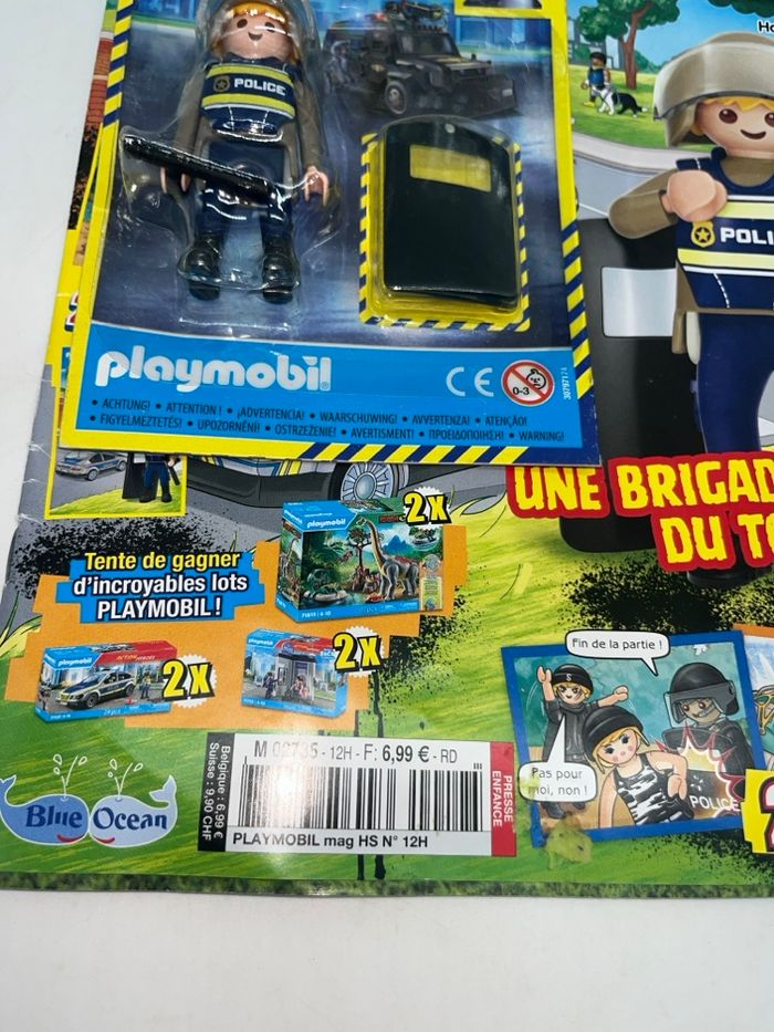 Lot de 3 magazines livres d'activité Playmobil Police Neuf - photo numéro 2