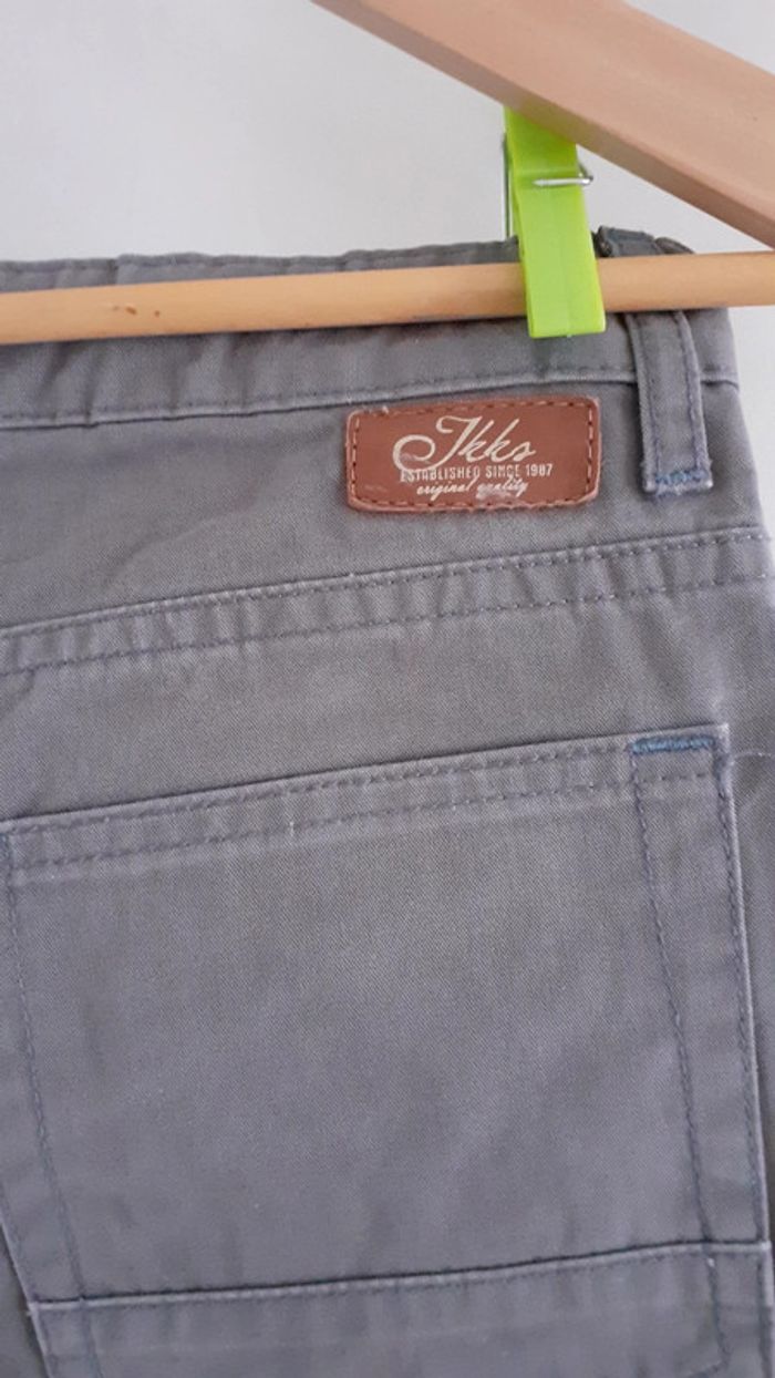 Jean IKKS gris 12 ans - photo numéro 3