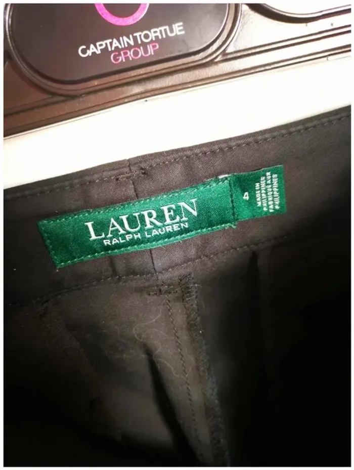C30 pantalon noir Ralph Lauren 40 - photo numéro 3