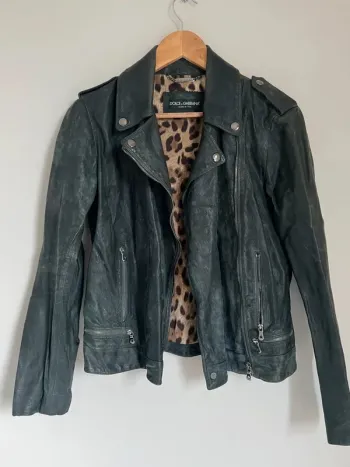 Perfecto en cuir Dolce & Gabbana