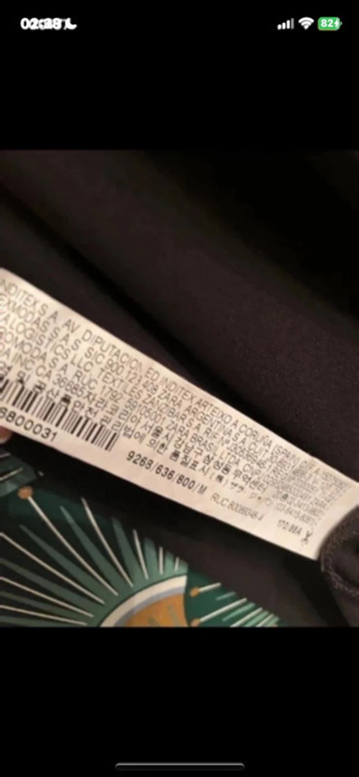 Belle robe longue noir sexy Zara taille M - photo numéro 8