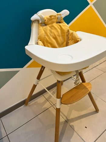 Chaise haute évolutive