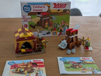 Jeu de construction Astérix catapulte et tente