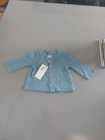Cardigan petit bateau 3mois /60cm