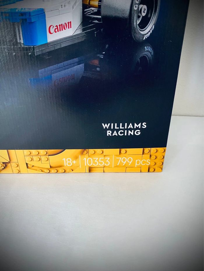 LEGO Icons 10353 - Williams Racing FW14B Et Nigel Mansell - Neuf et Scellé - photo numéro 2