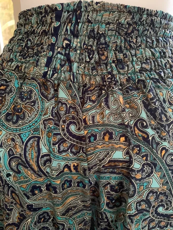 Pantalon fluide jambes extra large taille 36 taille élastique - photo numéro 9