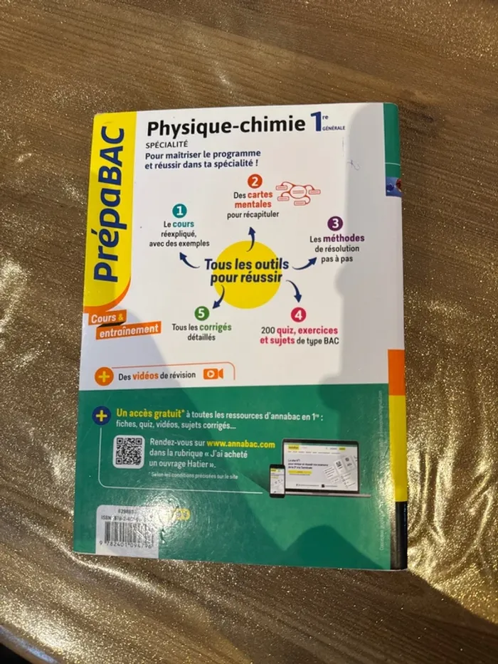 Livre, prépabac physique, chimie, spécialité, première générale - photo numéro 3