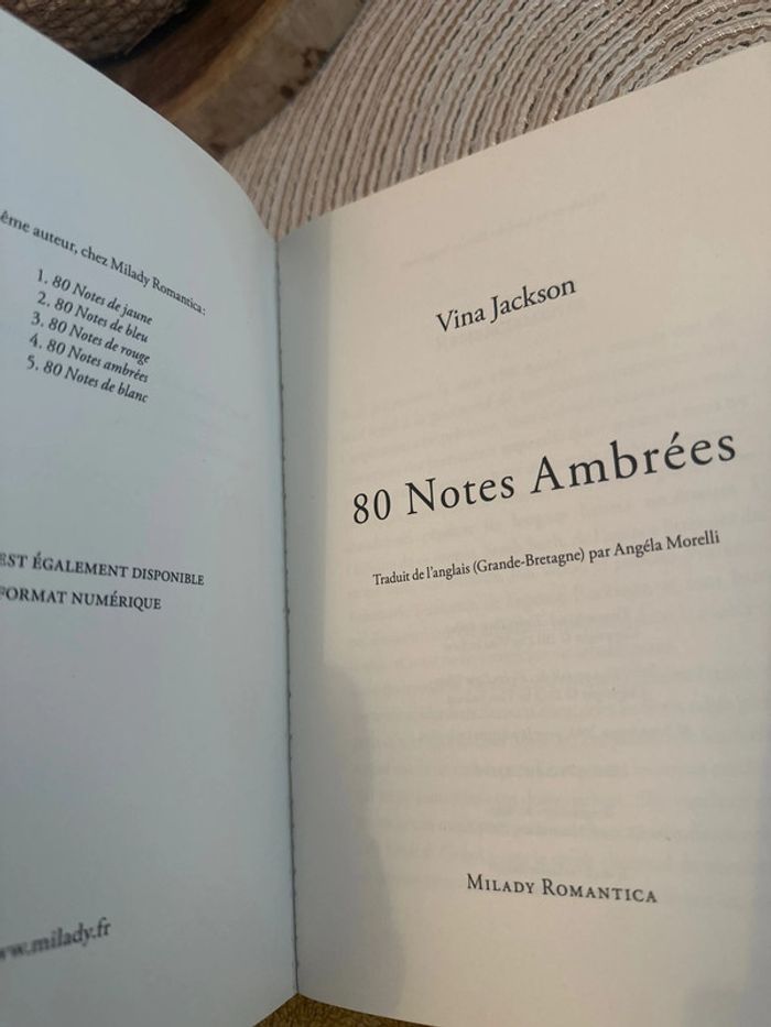 Livre 80 Notes Ambrées - photo numéro 9