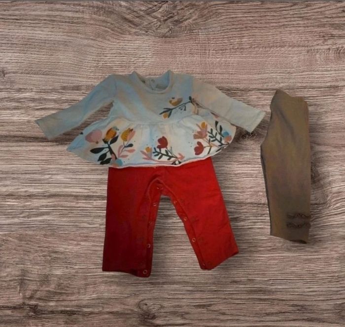 Lots de vêtements enfants fille 9/12/18/24/36 mois - photo numéro 5